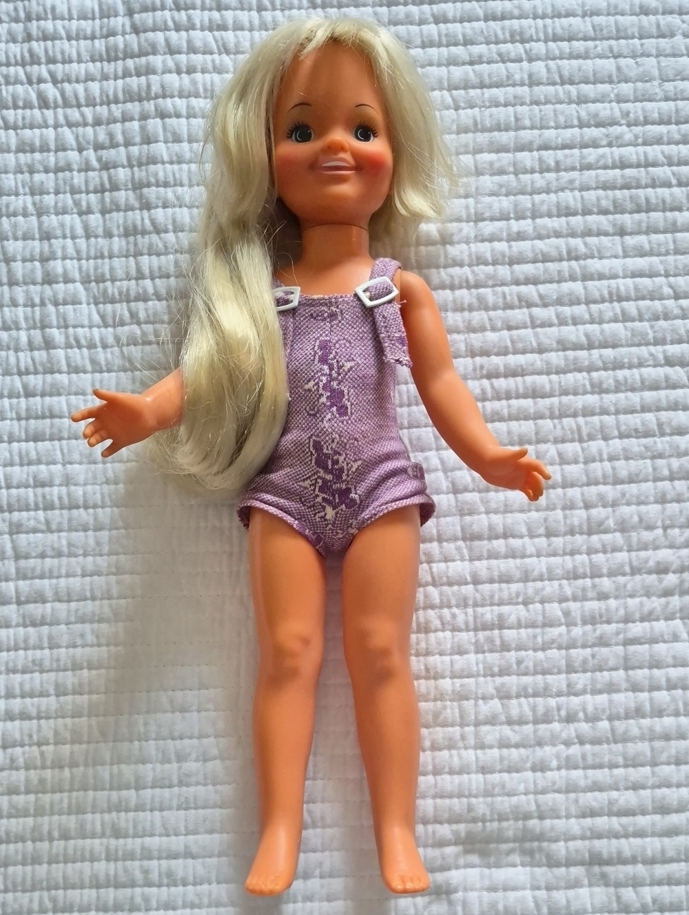 Vintage IDEAL Crissy Doll Family DINA Original Outfit Ponytail Hair Grows